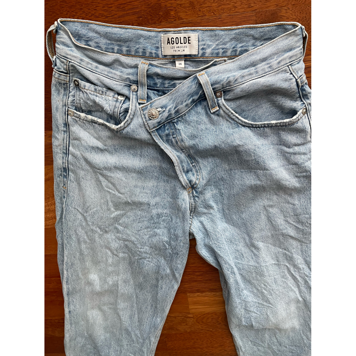 Jeans Agolde Blue size 24 US in Denim 